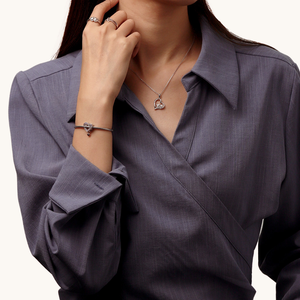 家庭成員-母親心形珠飾 image number 5