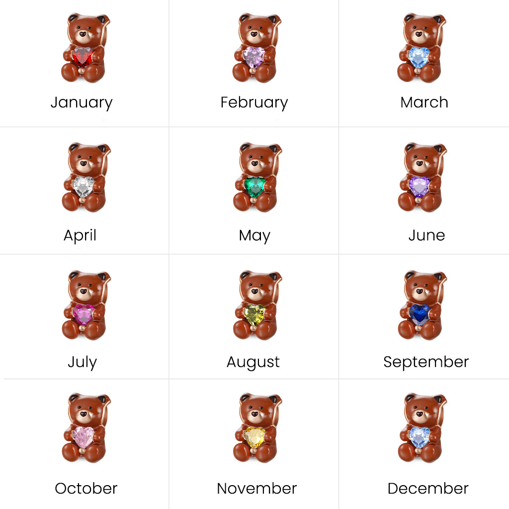 巴塞洛繆熊擁抱心形珠飾 image number 3