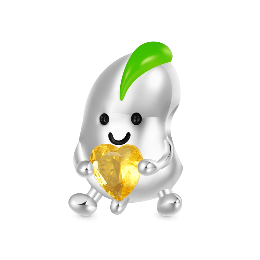 豆子擁抱心形珠飾 image number 1