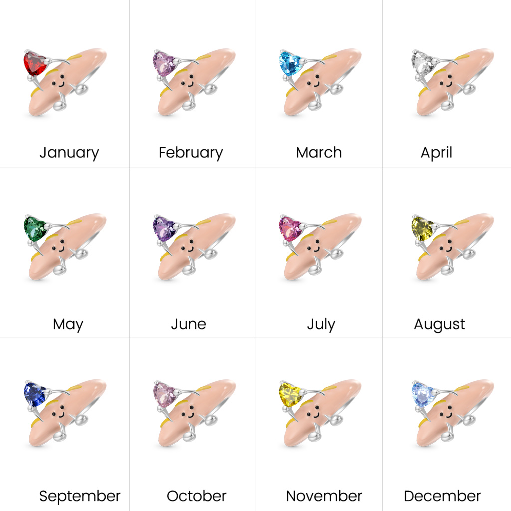 法式長棍擁抱愛心珠飾 image number 2