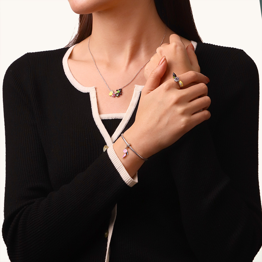 魔法壞女巫葛林達鞋子吊墜 image number 3