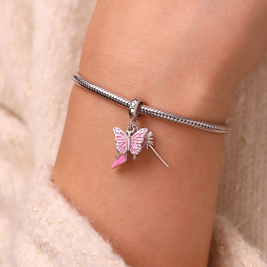 魔法壞女巫葛林達泡泡魔杖三重吊墜 image number 5