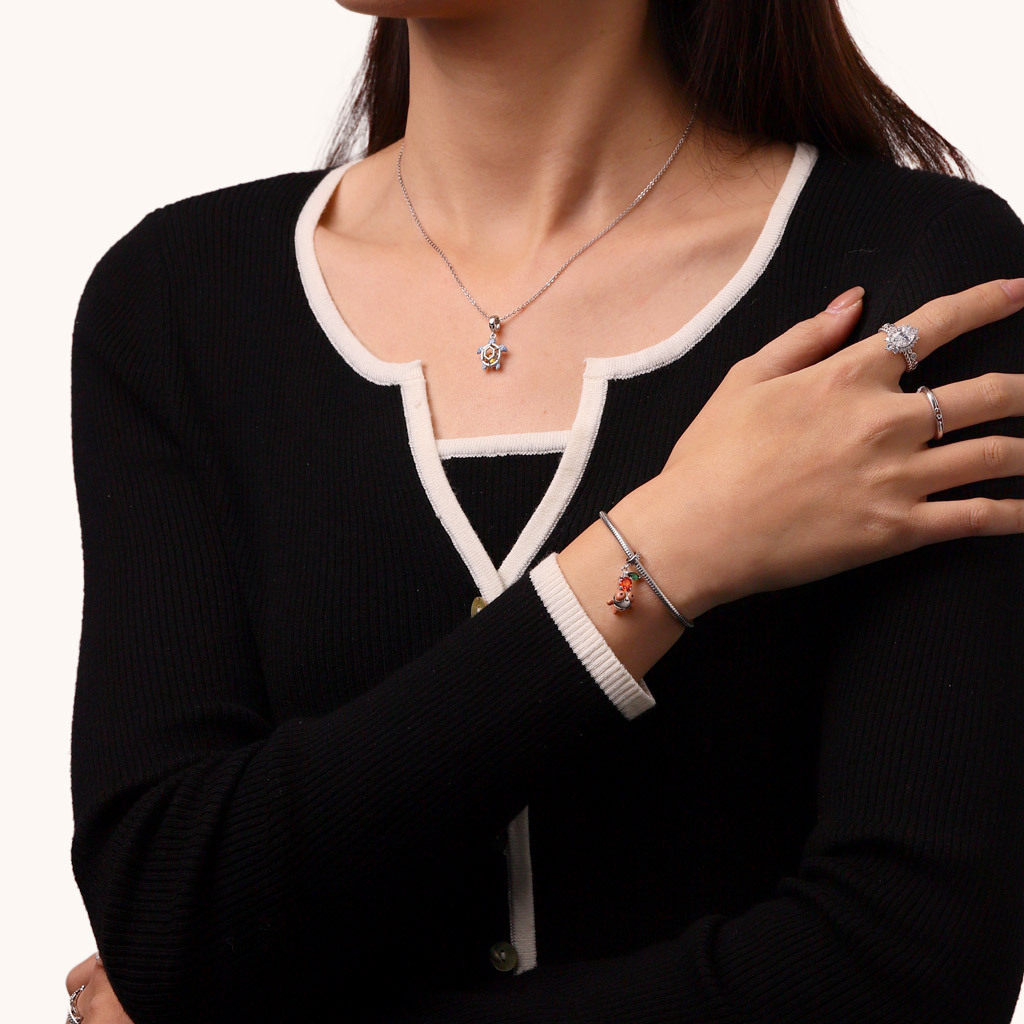 泡泡眼金魚吊墜 image number 3