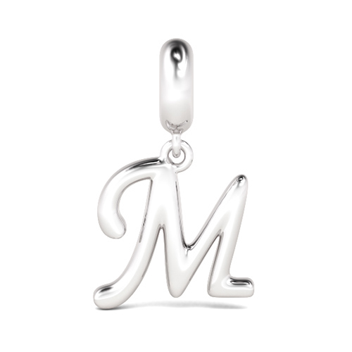 字母 M 吊墜 image number 0