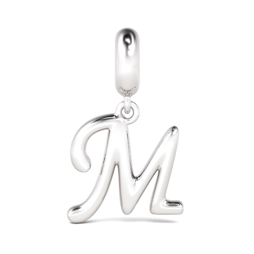 字母 M 吊墜 image number 0