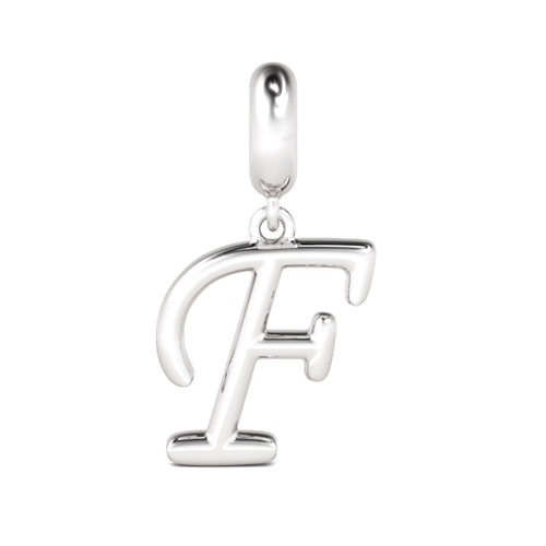 字母 F 吊墜 image number 0
