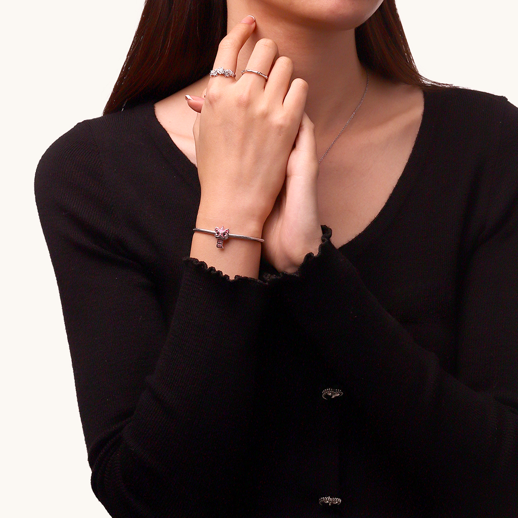 粉色舞獅珠飾 image number 3