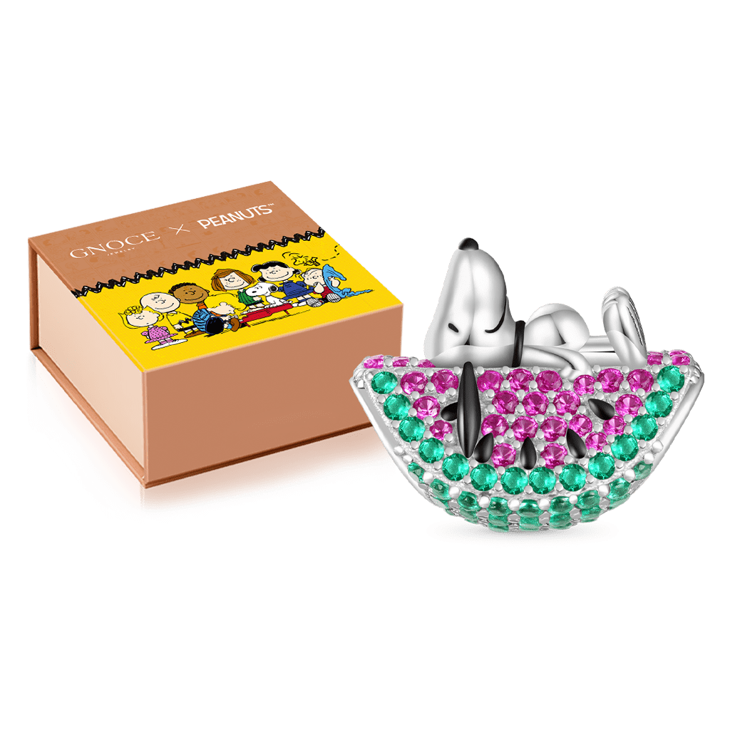 俏皮史努比鑽石珠飾 image number 1