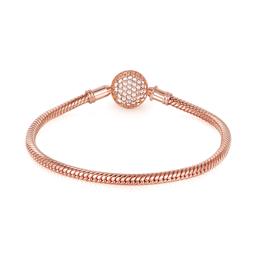 18K 玫瑰金手鍊 image number 1
