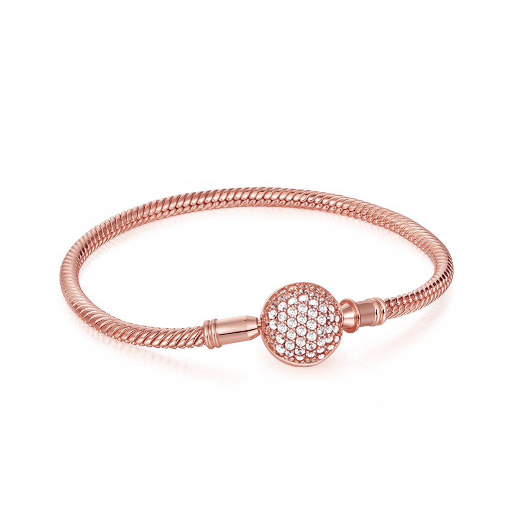 18K 玫瑰金手鍊 image number 0
