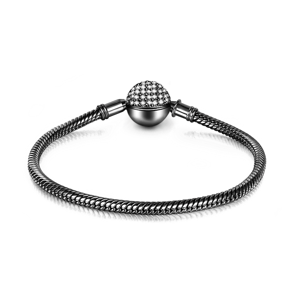 黑水晶圓形手鍊 image number 1