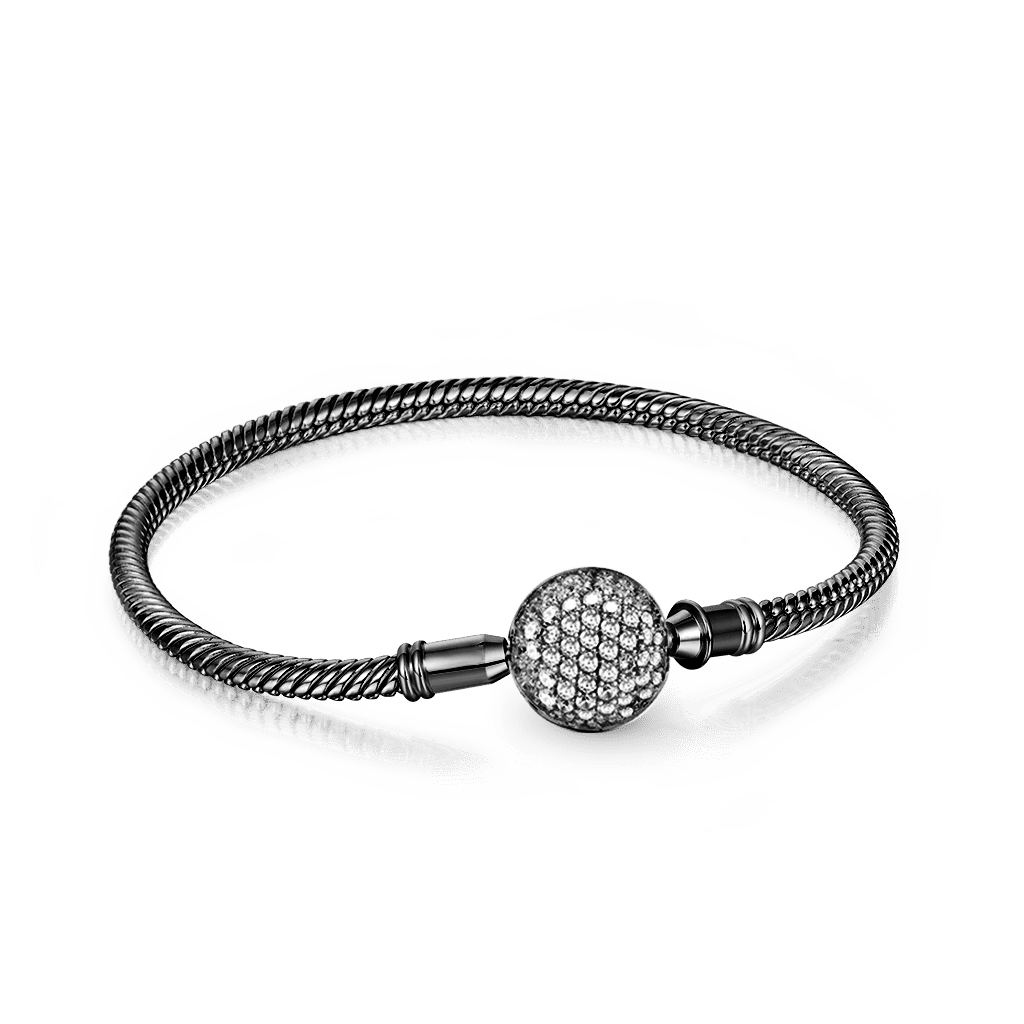 黑水晶圓形手鍊 image number 0