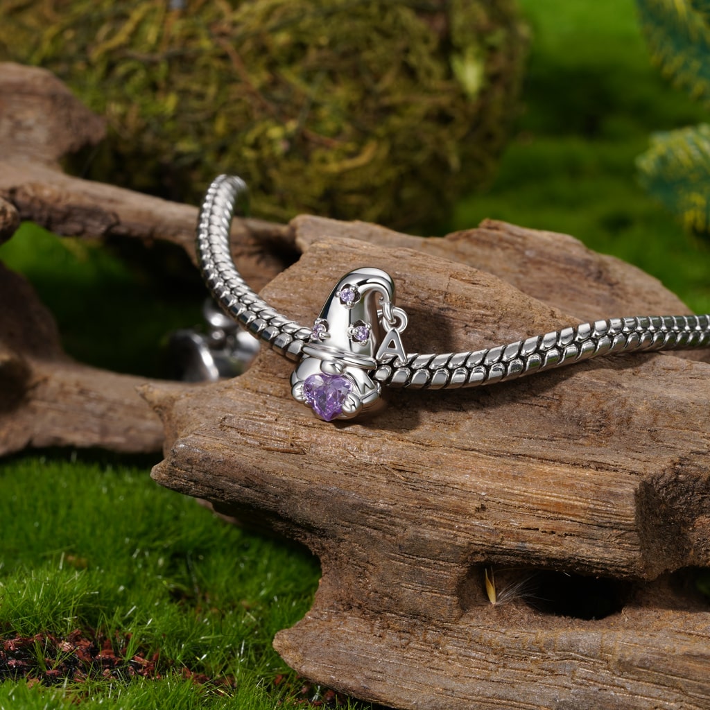 甜蜜小矮人擁抱生日石珠飾 image number 3