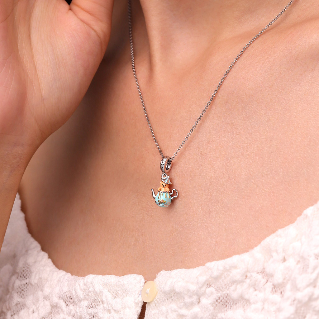 小熊茶壺吊墜 image number 4