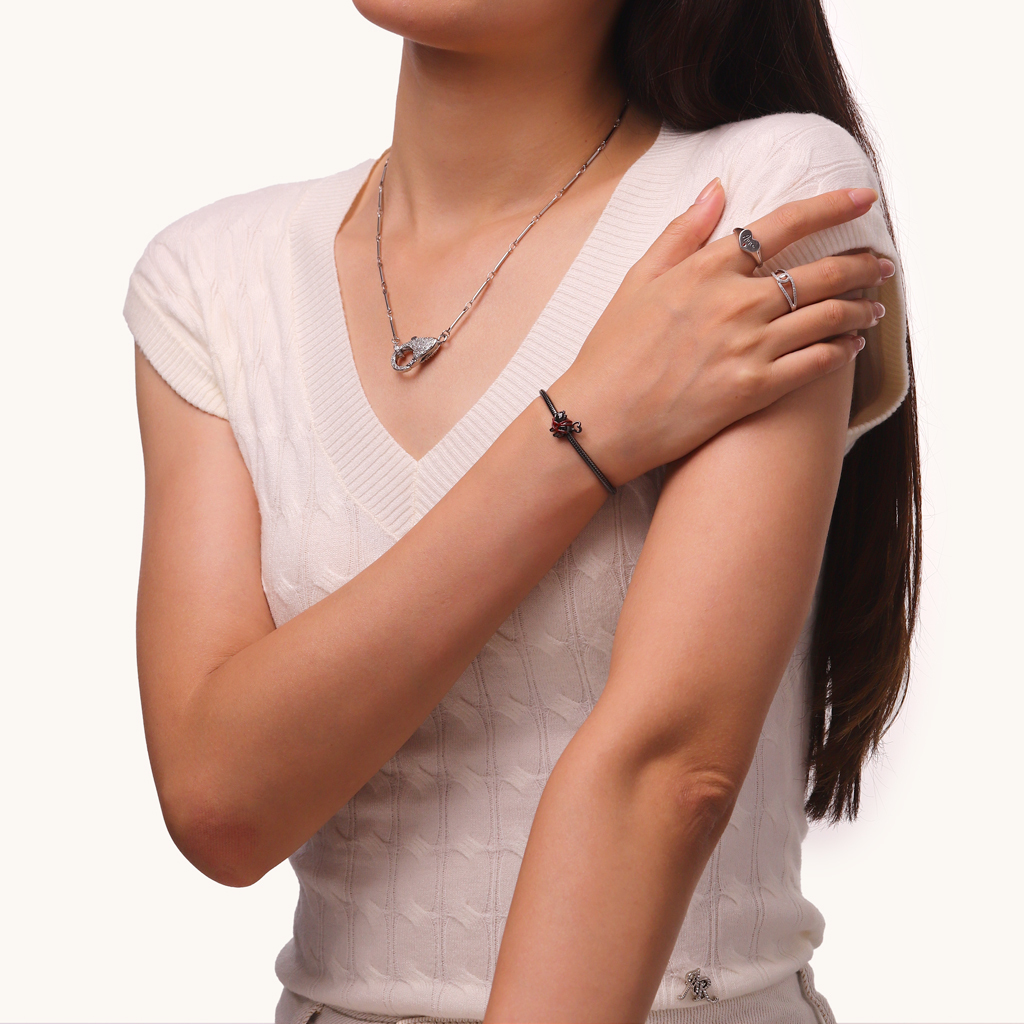 黑貓愛心吊飾 image number 3