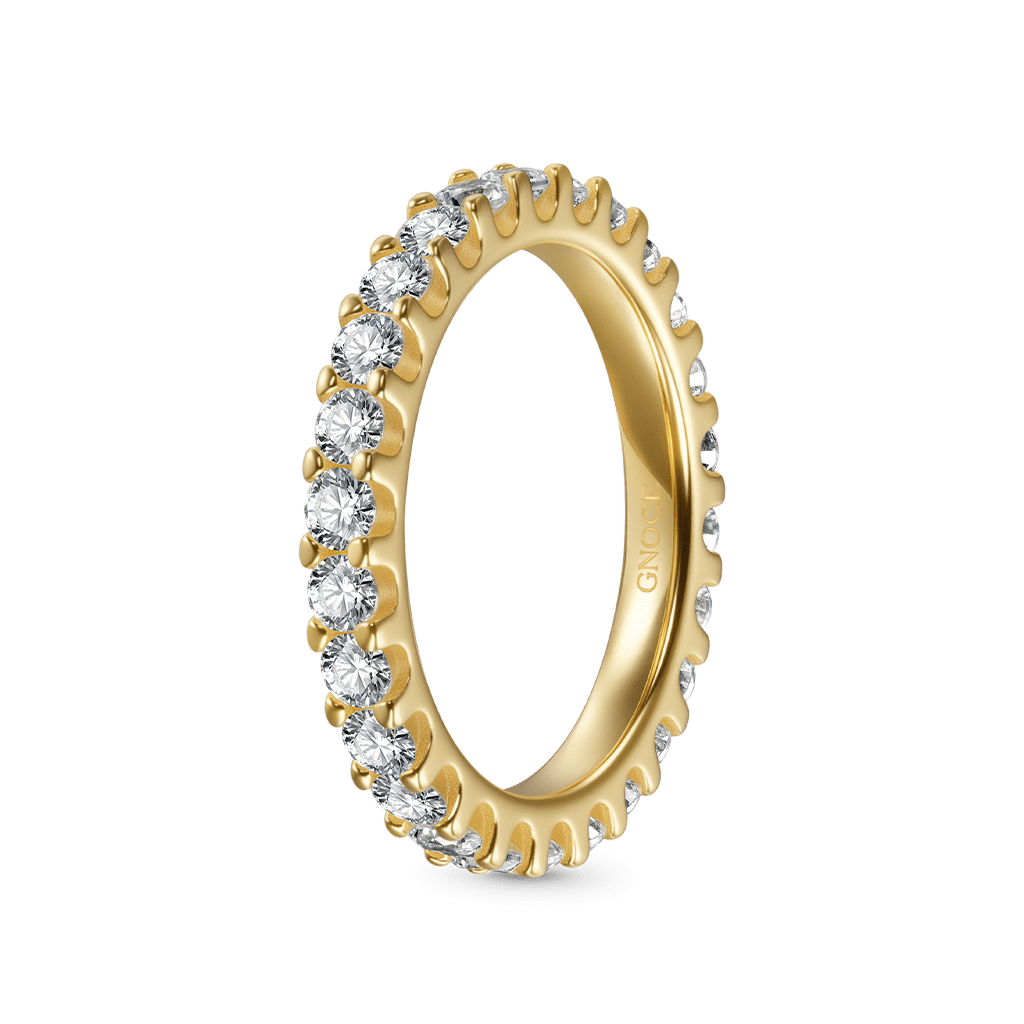 14k/10k金永恆戒指 image number 1