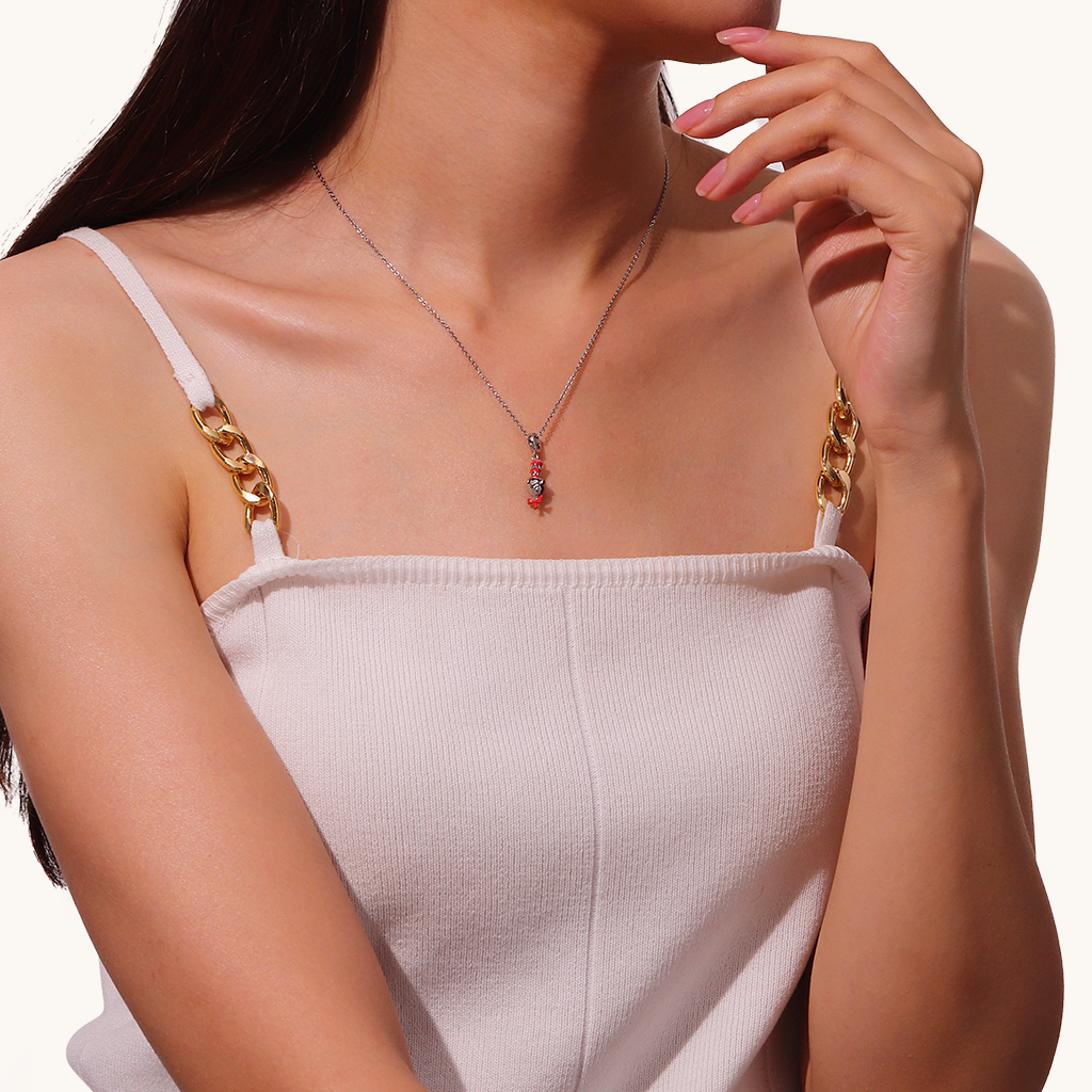 戴帽子的貓吊墜 image number 4