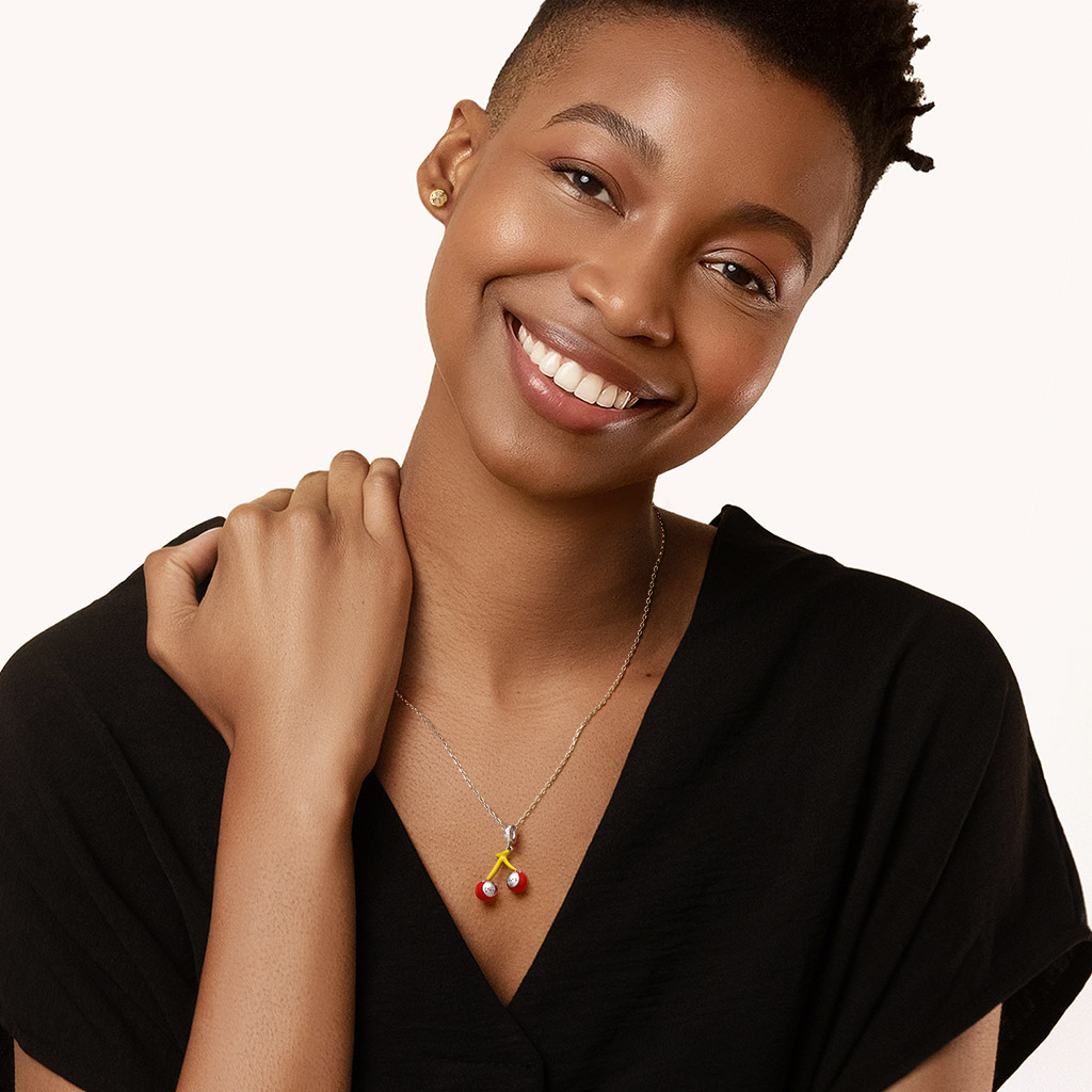 櫻桃貓趣吊墜 image number 3