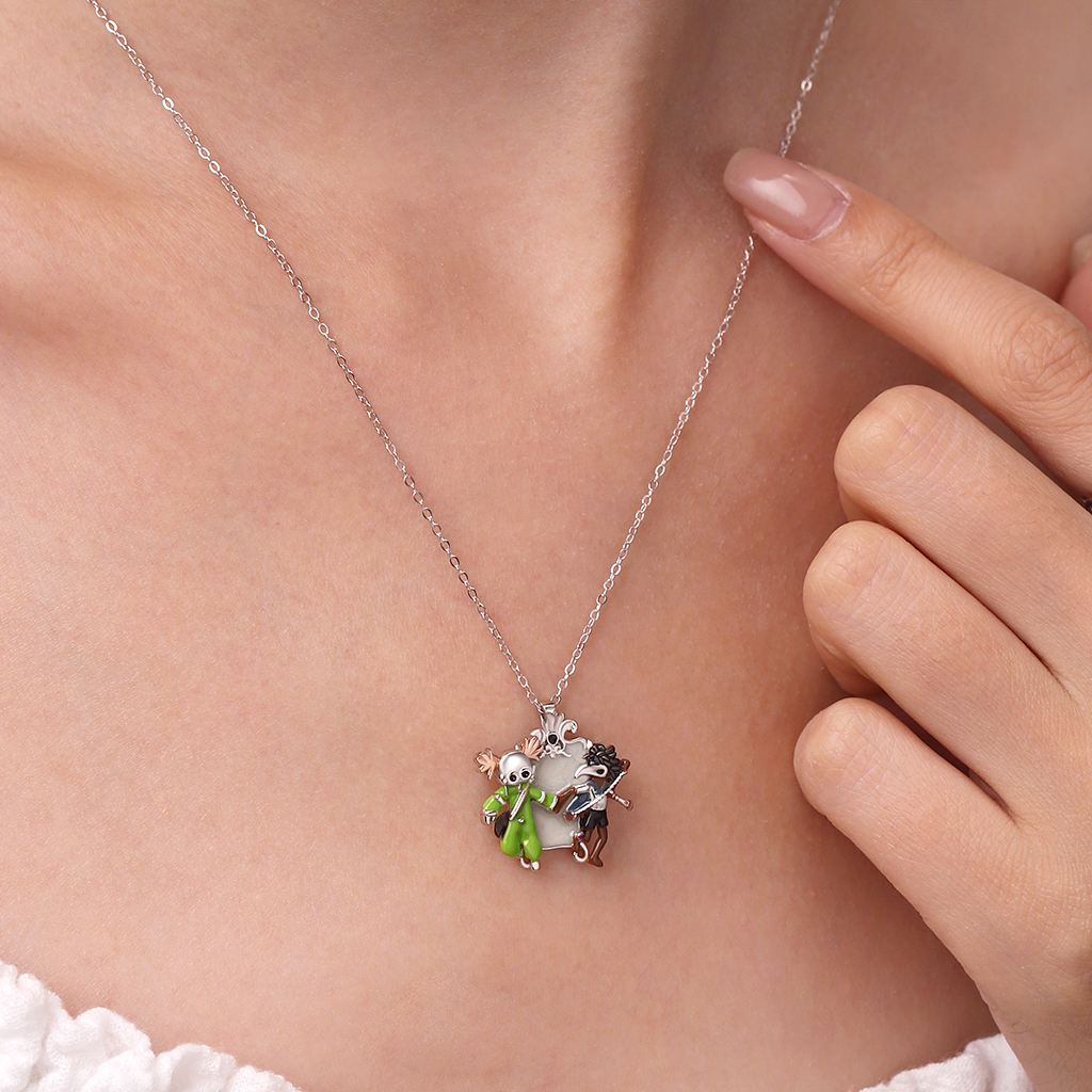 徽章鏡面項鍊 image number 5