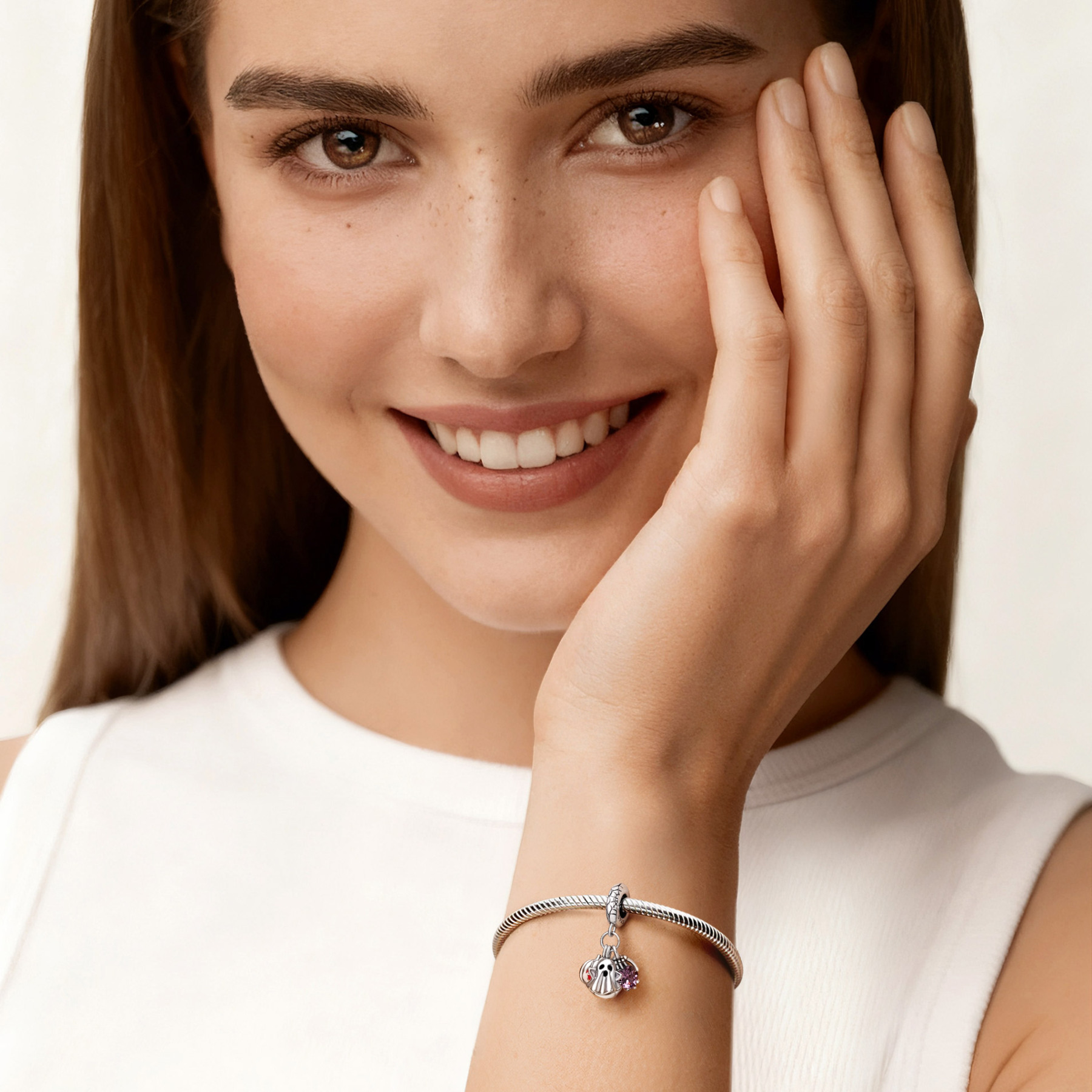 幽靈南瓜骷髏墜飾 image number 3