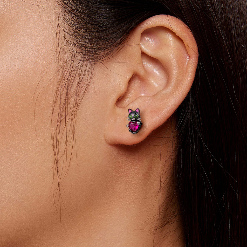 黑貓耳針 image number 1