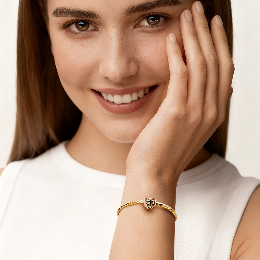 復古十字架吊飾 image number 3