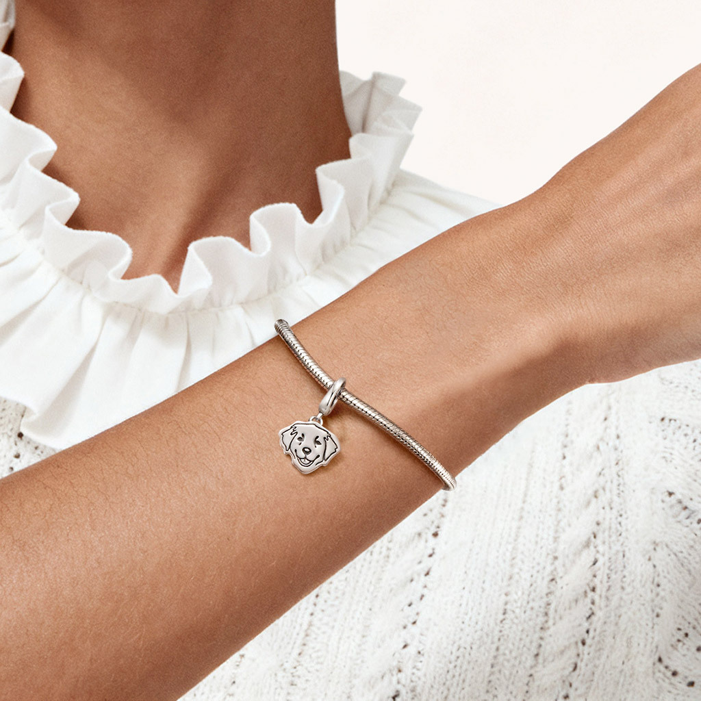 黃金獵犬扣式串飾 image number 1