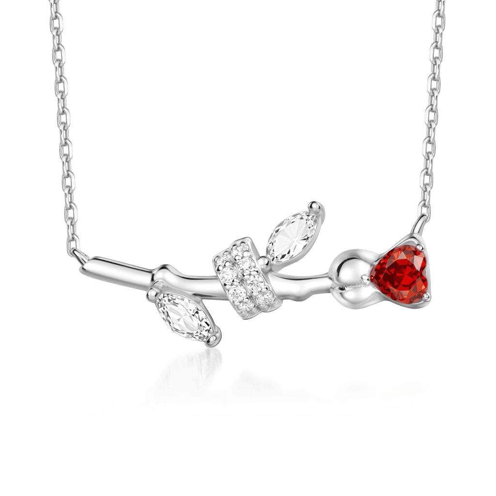 玫瑰花項鍊 image number 0