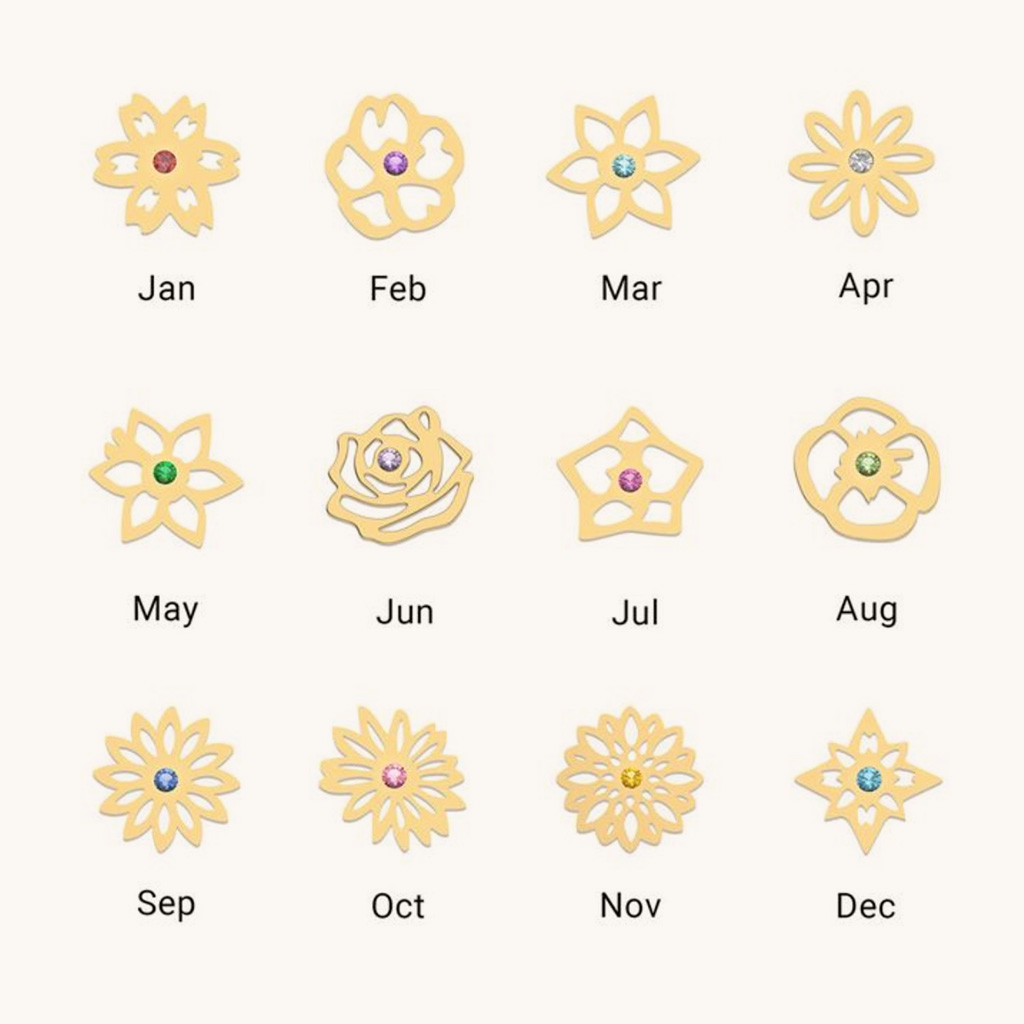 生日花朵項鍊 image number 4