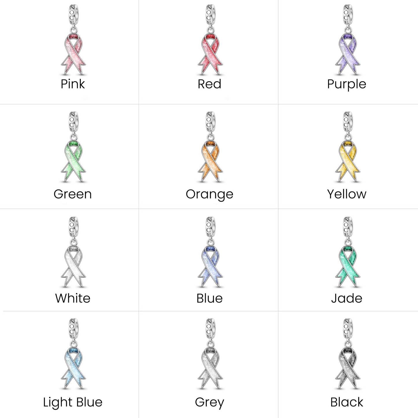 疾病意識絲帶吊墜 image number 5