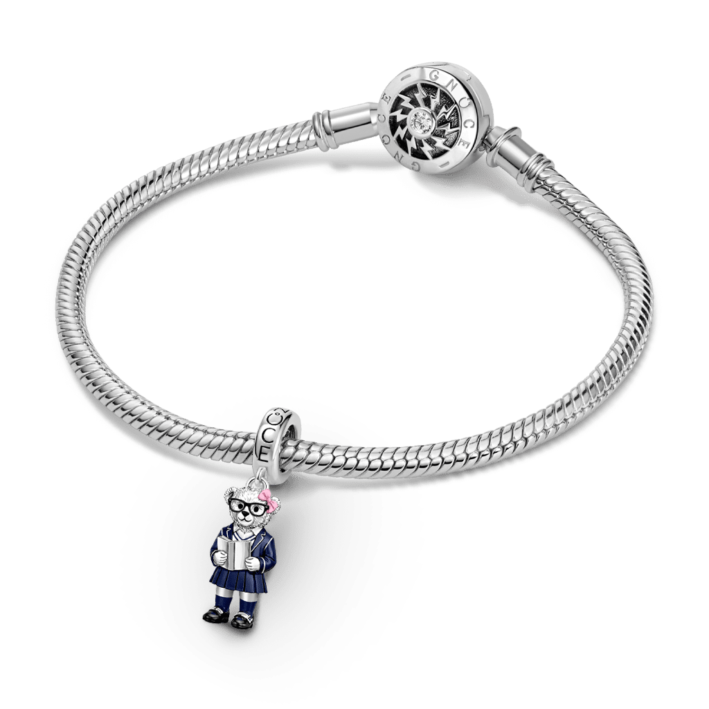 學生制服女孩熊吊墜 image number 2