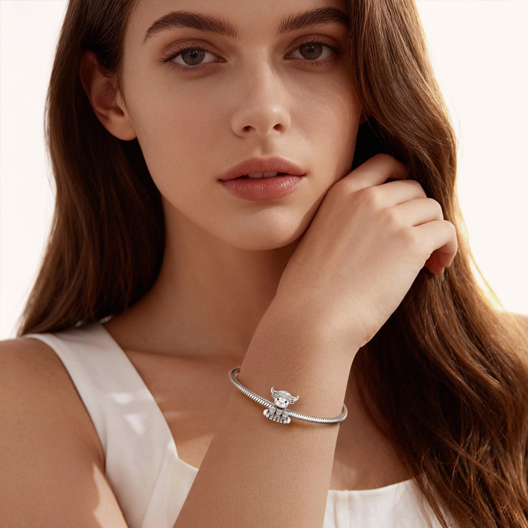 高地牛與三牛寶寶吊飾 image number 3