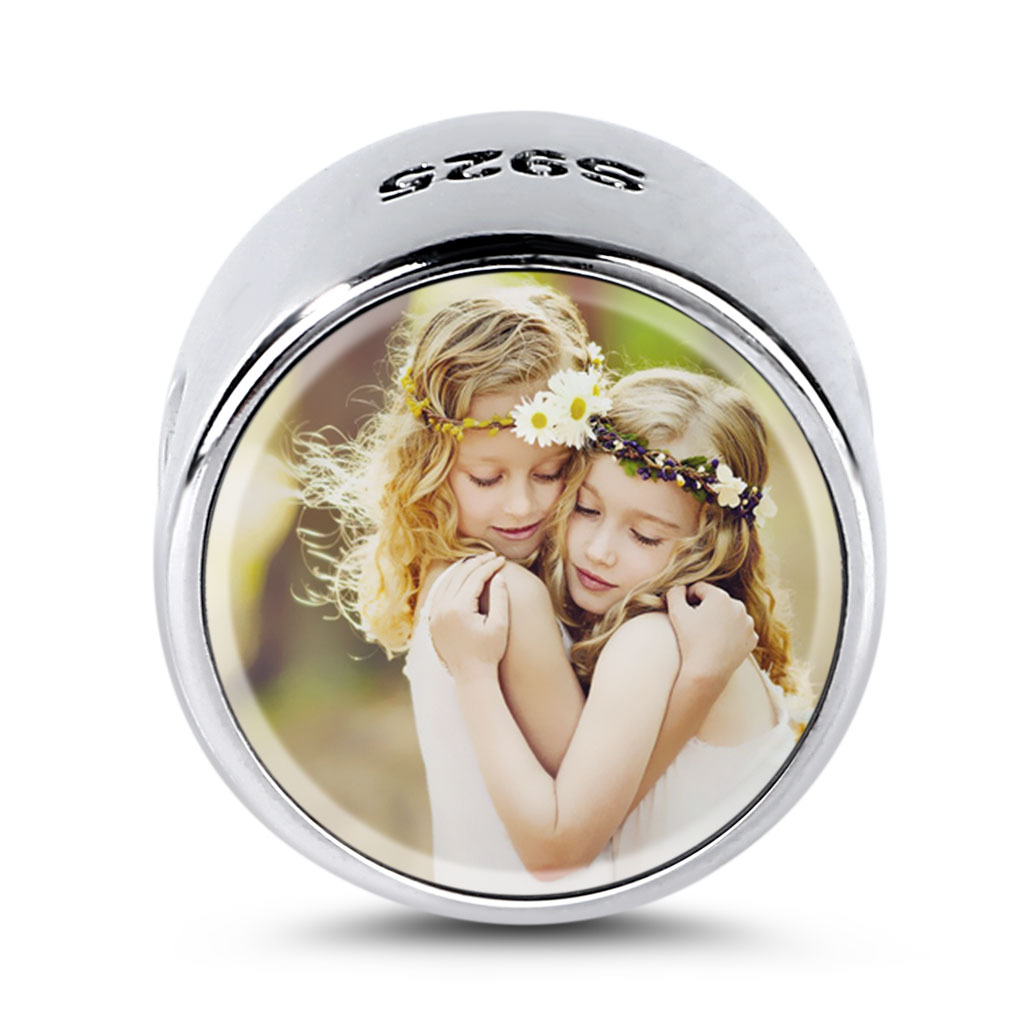 只為你圓形可雕刻珠飾 image number 1