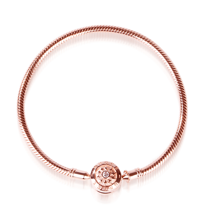 18K 鍍玫瑰金手鍊 image number 2