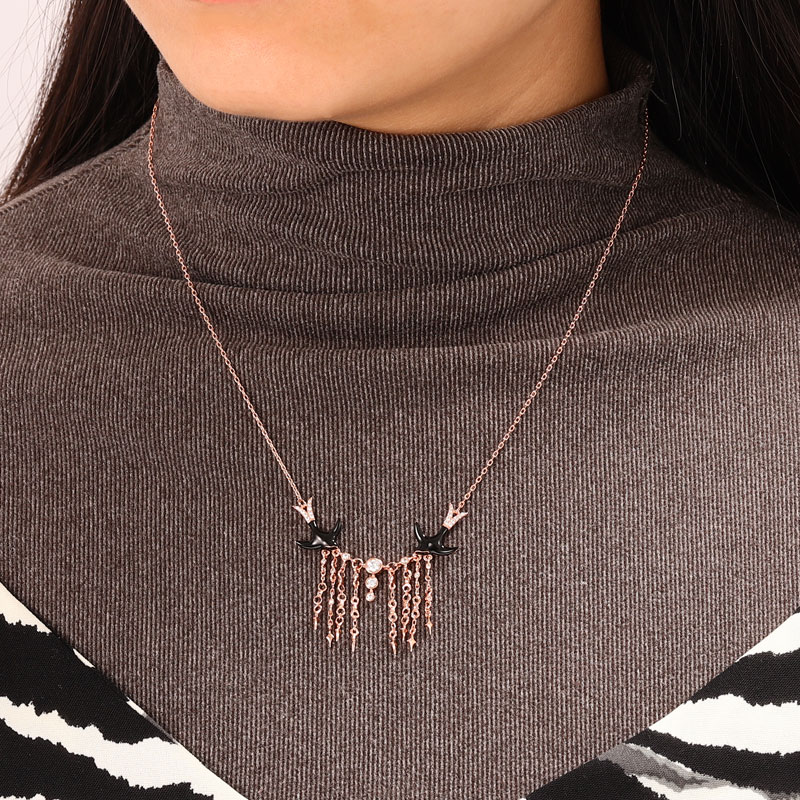 星空燕子項鍊 image number 3