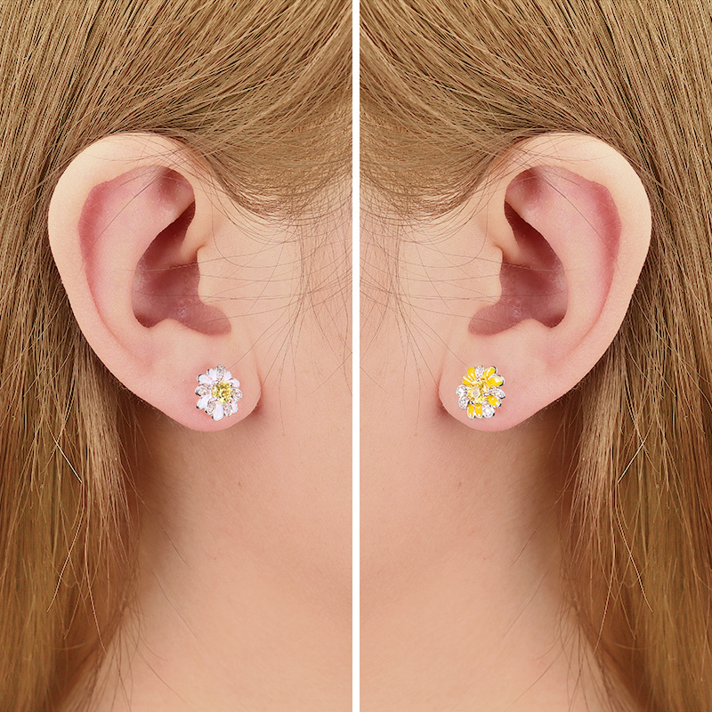 雛菊花耳環 image number 2