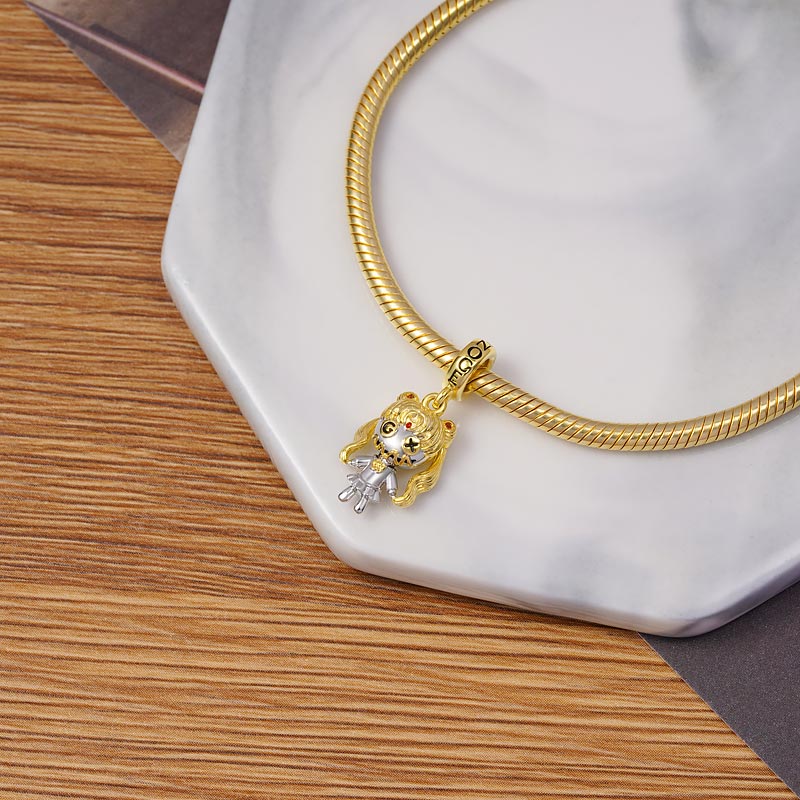 美麗女孩巫毒娃娃吊墜 image number 1