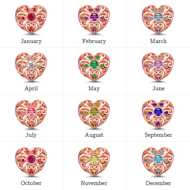 空心生日石珠飾 image number 2