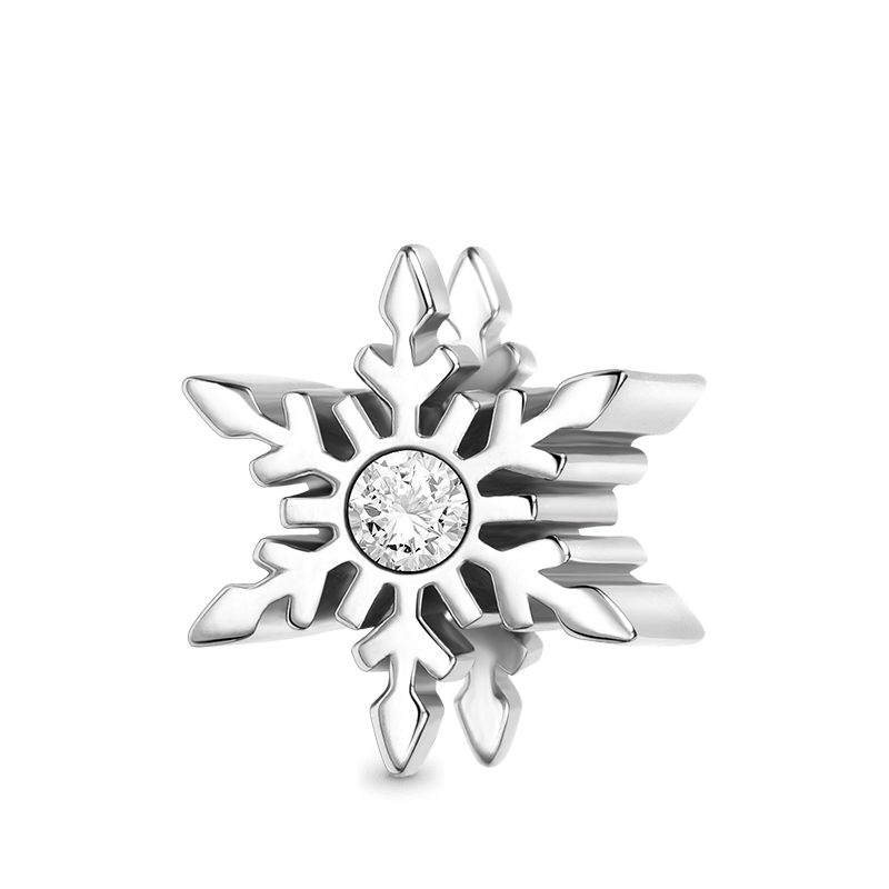 雪花吊飾珠 image number 0