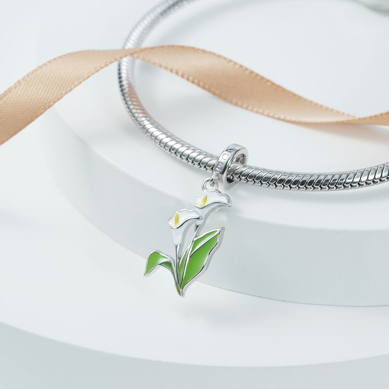 馬蹄蓮花吊墜 image number 1