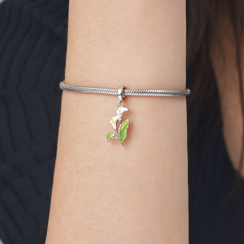 馬蹄蓮花吊墜 image number 2