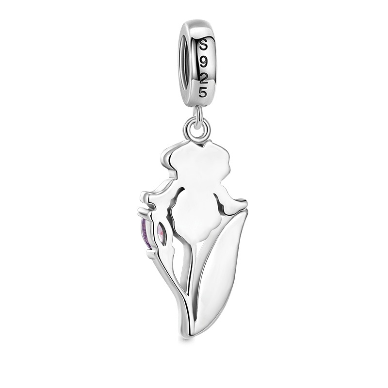 紫色鸢尾坠饰 image number 1