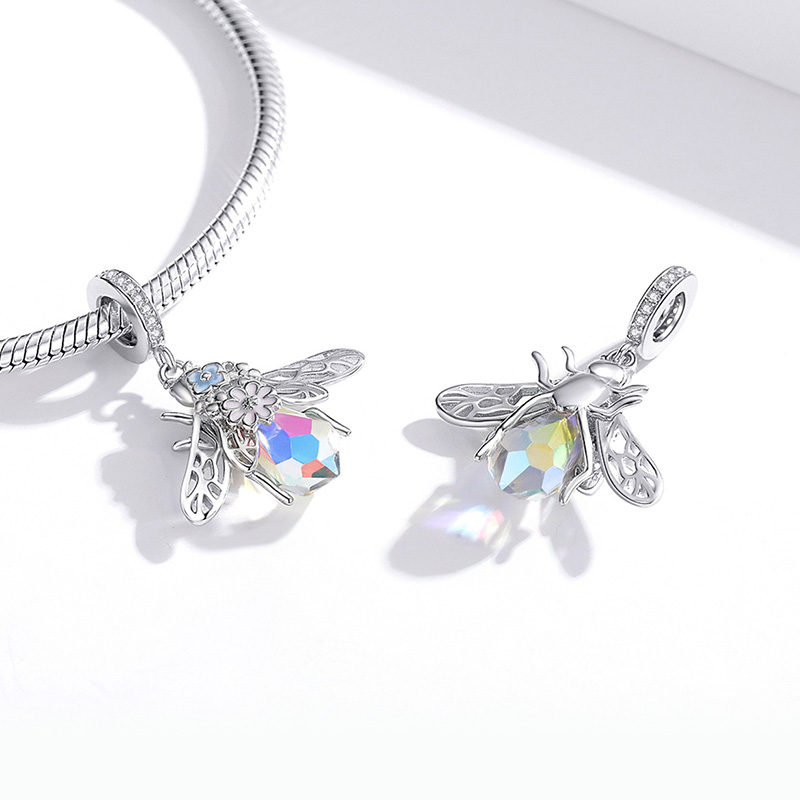 蜜蜂花朵吊墜 image number 1