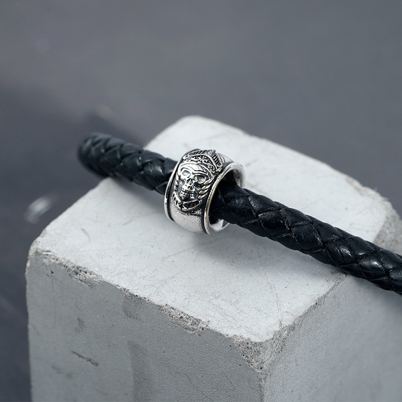 骷髅騎士盔甲護腕飾物手鐲 image number 4