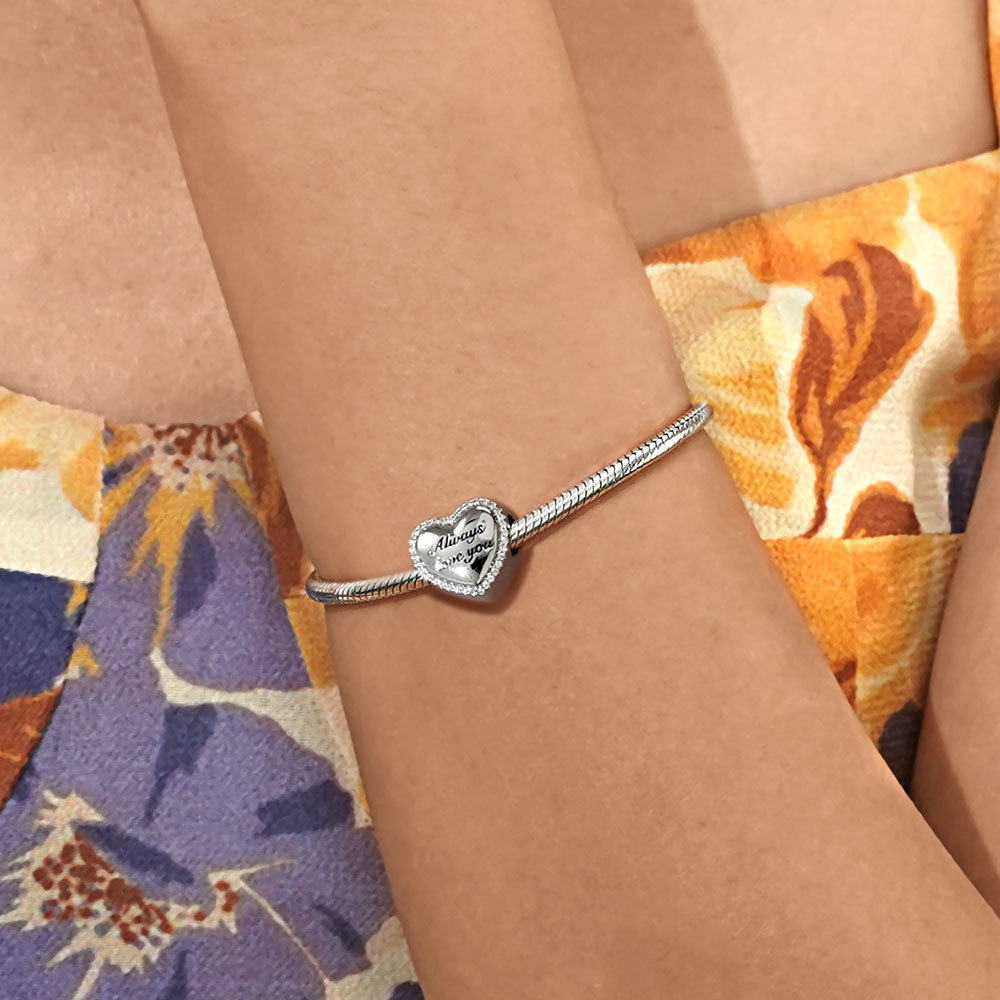 家庭心形照片护符 image number 3