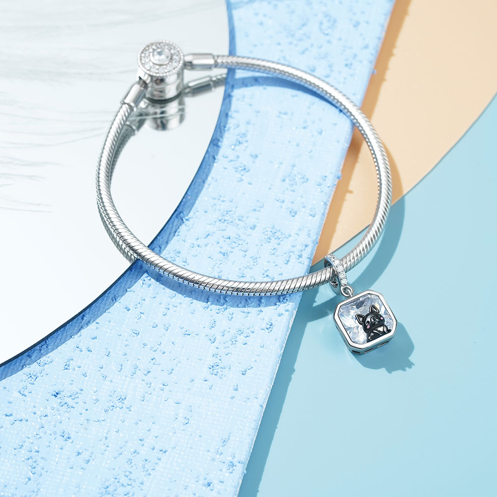 可愛黑狗吊墜 image number 1