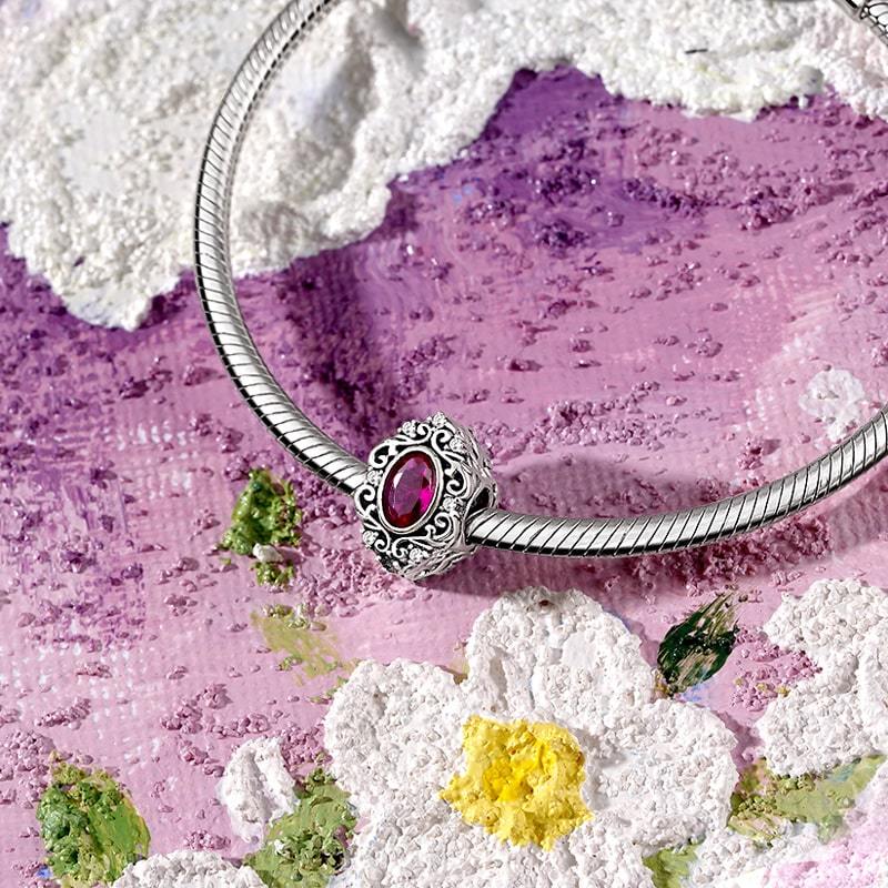 紅色鋯石珠飾 image number 2