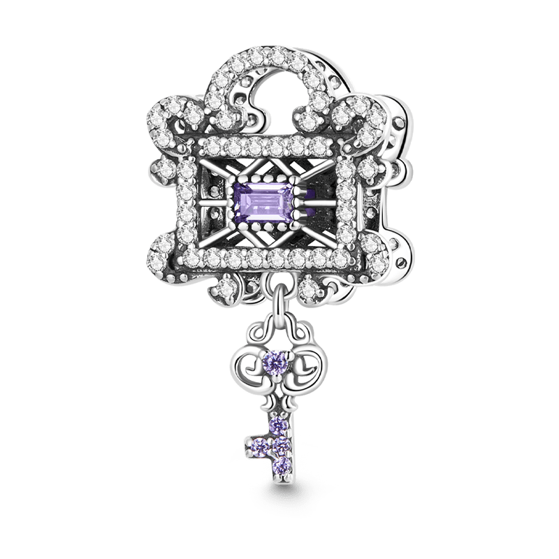 復古鎖鑰匙珠飾 image number 0