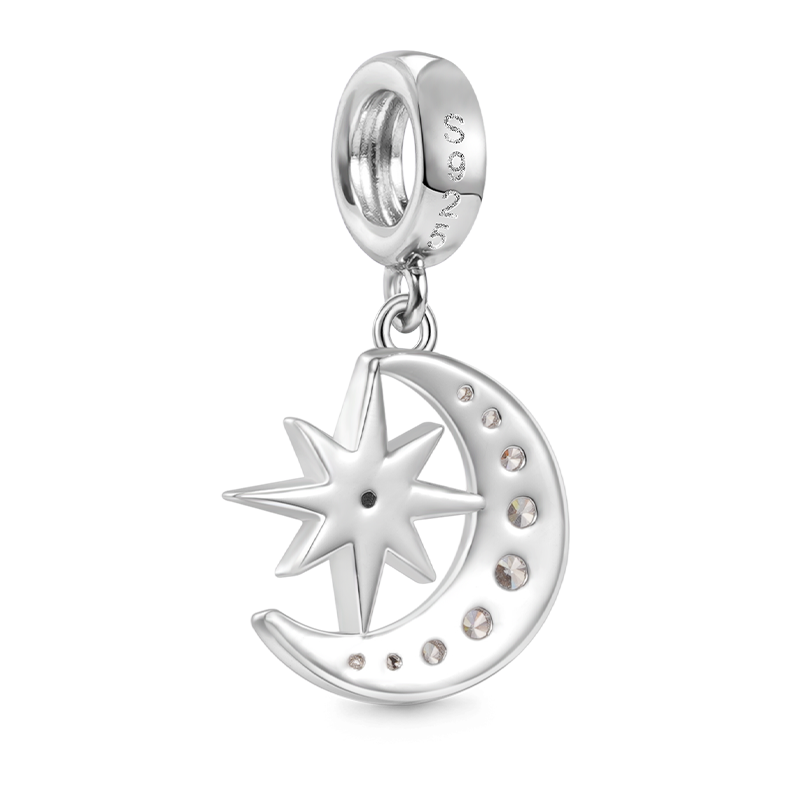 月亮和星星吊墜 image number 1