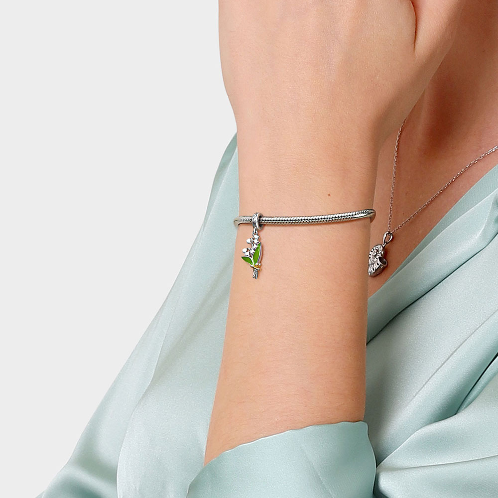 鈴蘭花朵吊墜 image number 3